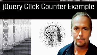 jQuery Button Click Counter coding example and free lesson on jQuery