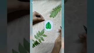 #How to make leaf sticker at home # shorts