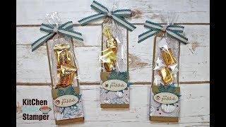 Stampin' Up! Seasonal Layers Easy Treat Holder Tutorial with Kitchen Table Stamper