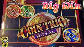 Finally Got a Big Win on this New Coin Trio ! COIN TRIO ROYAL Slot 栗スロ