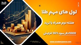 1000 دلار سود – لول های طلا – هفته دوم