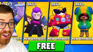 I didn't play for 6 months... so the game gave me FREE Brawlers 