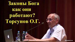 Законы Бога как они работают? Торсунов О.Г.