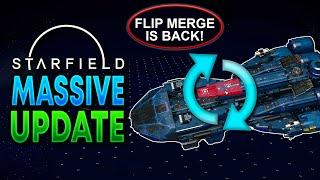 Starfield Beta Update - Flip Merge Ship Building Is Back!