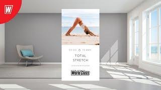 TOTAL STRETCH с Екатериной Ковпак  | 9 июня 2023 | Онлайн-тренировки World Class