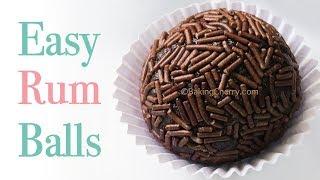 EASY RUM BALLS RECIPE | Baking Cherry