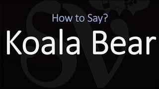 How to Pronounce Koala Bear? (CORRECTLY)