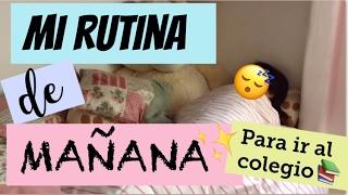 Mi rutina de mañana para ir al colegio | My school morning routine(leer caja de información) - Maius