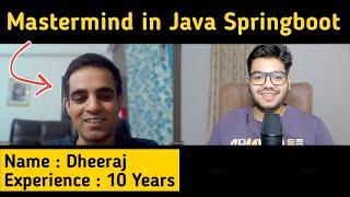 Java Spring Boot 10 Years Interview Experience [Best Skills Ever]