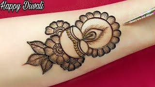 Diwali mehndi design | diwali front hand mehndi | दिवाली मेहंदी डिजाइन | mehndi design | Mehandi .