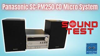 Panasonic SC-PM250 / SA-PM250 Micro Hifi System Sound Test