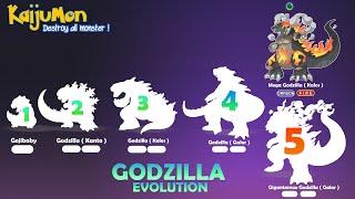 All Godzilla Evolution - Mega Evolution & Gigantamax Form as Pokemon.