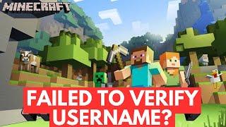 How to Fix Failed to Verify Username and Minecraft Server Aternos 2024 | Minecraft Tutorial