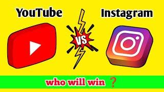 YouTube vs Instagram  which is best #shorts