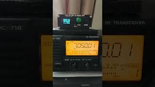 Icom 718 Настройка второй промежуточной частоты