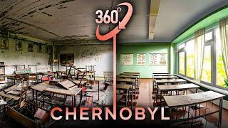 Chernobyl before and after, in 360° video. Pripyat before the Chernobyl nuclear disaster