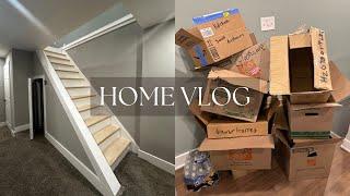 VLOG: unpacking + home improvements