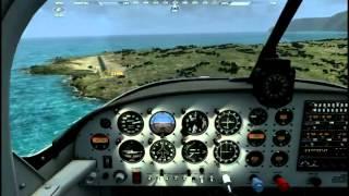 MS Flight - Landing at Kalaupapa (RV-6 landing challenge 2) with 29kt crosswind