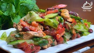 Tovuq go’shtli salat tayyorlash / chicken salad recipe