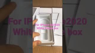 iPhone Se2020 Customize White Phone box, empty retail mobile phone boxes