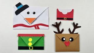 DIY Christmas Envelopes / Envelopes de Natal / Christmas Paper Craft