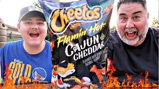 Cheetos Flamin' Hot Cajun Cheddar Review