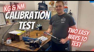 Torque Wrench  Calibration Test | Nm & Kg | DIY Cheap & Easy |