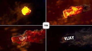 Trending Fire NameArt Video Editing in Vn App | Fire Name Art Video Editing | Vn Editor