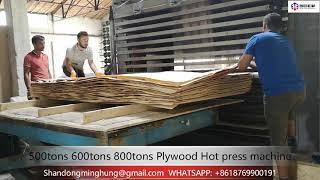 Plywood hot press machine Laminate hot press machine