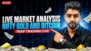 30 Oct | Live Market Analysis For NIFTY GOLD and BTC | Trap Trading Live