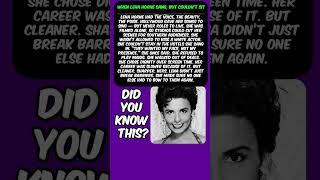 When Lena Horne Sang, but Couldn't Sit #celebrities #history #hollywood #lena horne