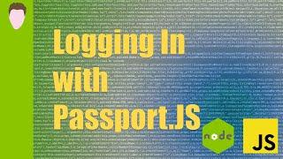 Node JS Passport Authentication | For Beginners