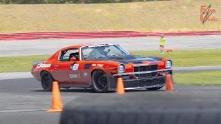 UMI Muscle on the Mountain Second Gen 71 Camaro with leaf springs and UMI Performance Suspension