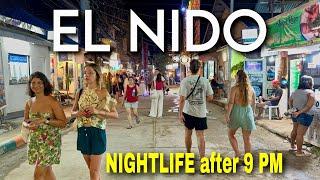 EL NIDO, PHILIPPINES: Nightlife after 9 PM | 2024 Palawan Island Night Walking Tour