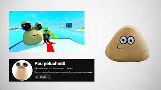 Hoy jugue un Obby de Pou en Roblox con @Poupeluche50