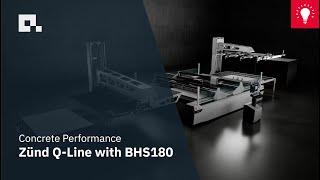 Zünd Q-Line with BHS180 - Concrete Performance