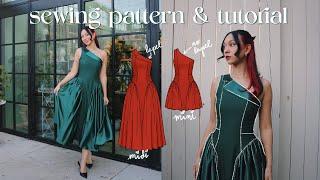 The PERFECT Holiday Dress Sewing PATTERN & Tutorial