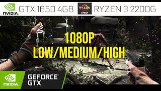 GTX 1650 + Ryzen 3 2200g test in Atomic Heart