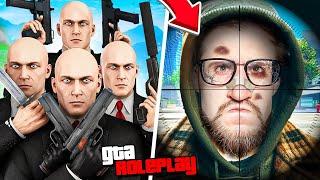 4 КИЛЛЕРА vs ШПИОН! ИГРАЮ С НОВОГО АККАУНТА! КИЛЛЕРЫ ИЩУТ МЕНЯ ПО ВСЕЙ КАРТЕ! (GTA 5 RP)