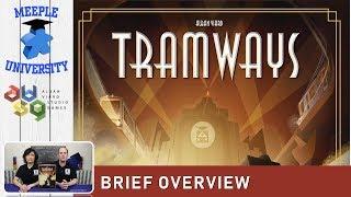 Tramways Board Game – Brief Overview (PUNCHY rules summary here)