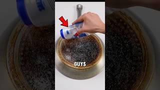 Seriously, Don’t Try This Pan Cleaning Trick  #40 #cleaninghacks #lifehacks #shorts