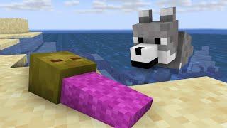 Wolf Life: Abandoned Baby Zombie Needs Help - Minecraft Animation