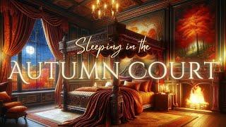 Sleeping in the Autumn Court | Lucien Vanserra's Bedroom | A Court of Thorns and Roses Ambience