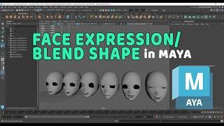 How to Blend Shape - Create a Face Expression in Maya