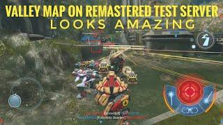 War robots remastered test server, valley map, inquisitor, kumiho, memder, bulwerk,viper,  and more