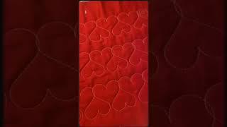 Dabline Heart Quilting Template ️ #shorts #quilting
