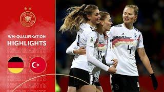 8:0-Machtdemonstration! | Deutschland - Türkei 8:0 | Highlights | Frauen | WM Quali