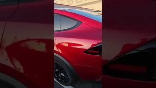 Tesla Model X Ultra Red Impressions