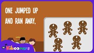 5 Gingerbread Men Lyric Video - The Kiboomers Preschool Songs & Nursery Rhymes for Christmas