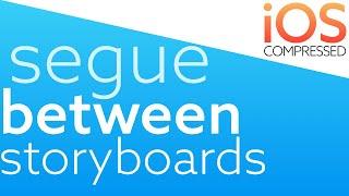 Segue between Storyboards! iOS Swift 4.2